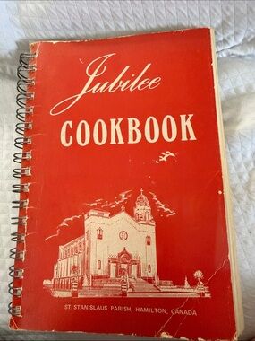 Vintage 1979 Jubilee Cookbook St Stanislaus Parish Hamilton Ont. Polish recipes
